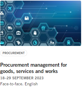 PROCUREMENT MANAGEMENT 